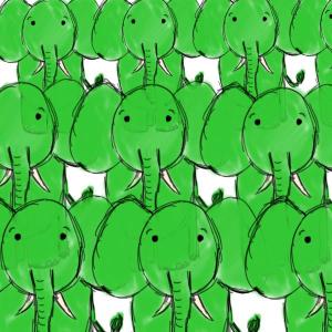 Green elephants